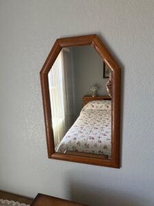 Vintage-Octagonal-Oak-Wall-Mirror
