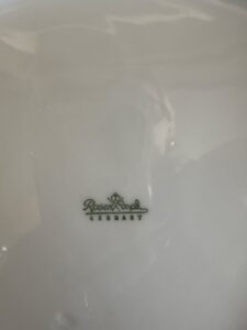 Vintage-Wawel-Rose-Garden-Porcelain-Dinnerware-Set-with-Silverplate-Holloware-second-image