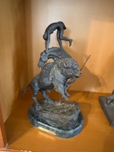 After-Frederic-Remington-The-Buffalo-Horse-Bronze-Sculpture