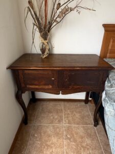Antique-Oak-Queen-Anne-Style-Console-Table
