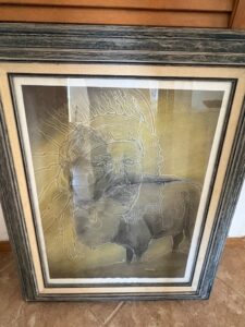 H.-Mike-Signed-Native-American-and-Buffalo-Print-third-image