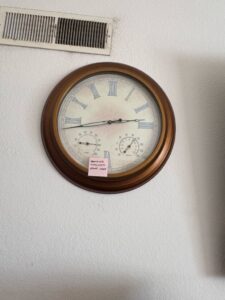 Hammacher-Schlemmer-Atomic-Wall-Clock-with-Weather-Instruments
