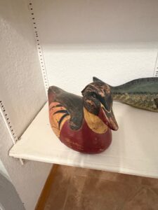 Hand-Carved-Decorative-Wood-Duck-Decoy