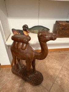 Hand-Carved-Wooden-Camel-Statue