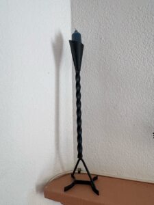 Hand-Forged-Wrought-Iron-Taper-Candlestick