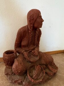 Native-American-Woman-Sculptural-Figurine-second-image