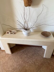 Postmodern-Faux-Stone-Console-Table