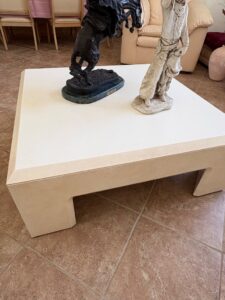 Postmodern-Tessellated-Stone-Parsons-Coffee-Table