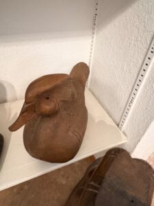 Vintage-Carved-Wooden-Duck-Decoy-B