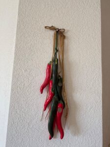 Vintage-Ceramic-Chili-Pepper-Ristra-Wall-Hanging