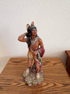 Vintage-Universal-Statuary-Native-American-Warrior-Figurine