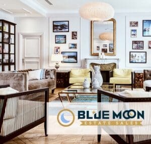 Nice Blue Moon Estate Sale