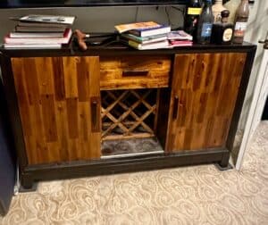 Media Console / Bar with Wine Rack