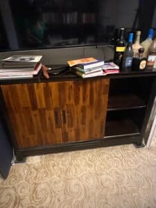 Media Console / Bar with Wine Rack