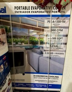 Portable Evaporative Cooler