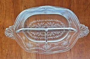 Anchor-Hocking-Savannah-Etched-Relish-Dish