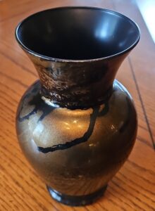 Black-and-Gold-Hammered-Vase