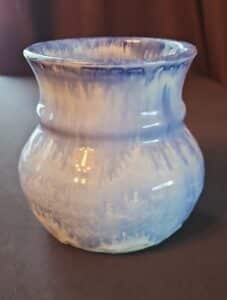 Blue-and-White-Marbled-Glaze-Vase