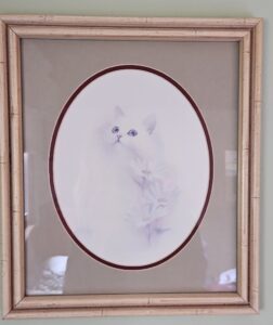 Bob-Harrison-White-Cat-Print