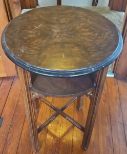 Burl-Wood-Pedestal-Side-Table