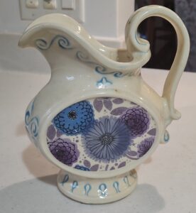 Ceramic-Pitcher-Floral-Design