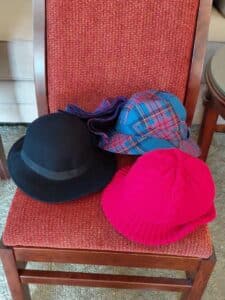 Collection-of-Three-Womens-Hats