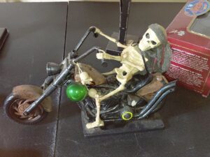Dan-Dee-Animated-Skeleton-Motorcyclist-Figurine