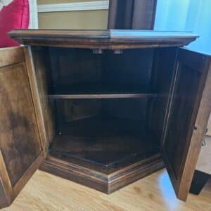 Ethan-Allen-Hexagonal-Cabinet-End-Table-third-image