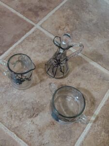 Glass-creamer-sugar-and-decanter-set-second-image