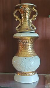 Gold-and-White-Ceramic-Vase