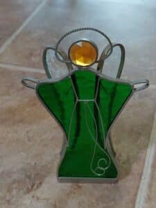 Green-Stained-Glass-Angel-Suncatcher