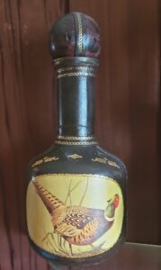 Leather-Covered-Pheasant-Decanter