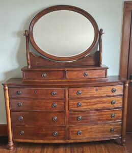 Mahogany-Bowfront-Dresser-with-Mirror