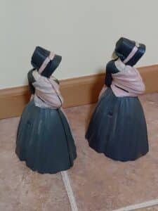 Pair-of-Metal-Women-Doorstops-second-image