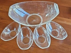 Plastic-Textured-Glass-Serving-Bowl-and-Dishes-Set