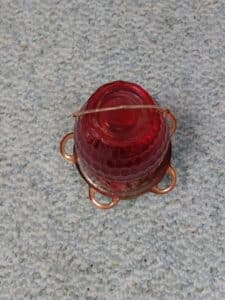 Red-Hexagonal-Glass-Hummingbird-Feeder-second-image