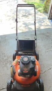 Remington-Orange-Push-Lawn-Mower