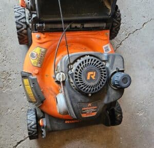 Remington-Orange-Push-Lawn-Mower-second-image