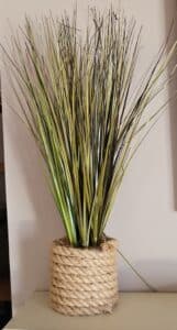 Rope-Wrapped-Planter-with-Onion-Grass