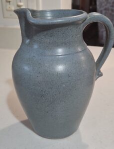 Speckled-Blue-Ceramic-Pitcher
