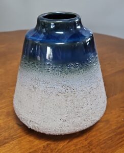 Textured-Blue-Glazed-Vase