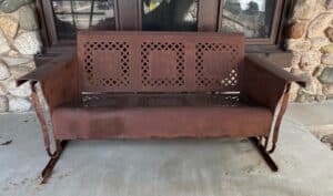Vintage-Bunting-Metal-Glider-Bench