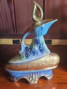 Vintage-Jim-Beam-Decanter-Iron-Pitcher