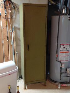 Vintage-Olive-Green-Metal-Locker-Cabinet