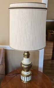 Vintage-Stiffel-Brass-and-Porcelain-Table-Lamp