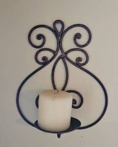 Wrought-Iron-Candle-Sconce-set-of
