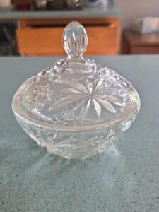 Anchor-Hocking-Star-of-David-Candy-Dish