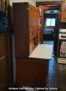 Antique-Oak-Hoosier-Cabinet-by-Sellers-second-image