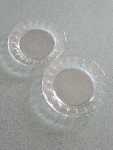 Arcoroc-France-Clear-Glass-Dessert-Plates-Set