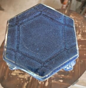 Blue-Ceramic-Elephant-Garden-Stool-second-image